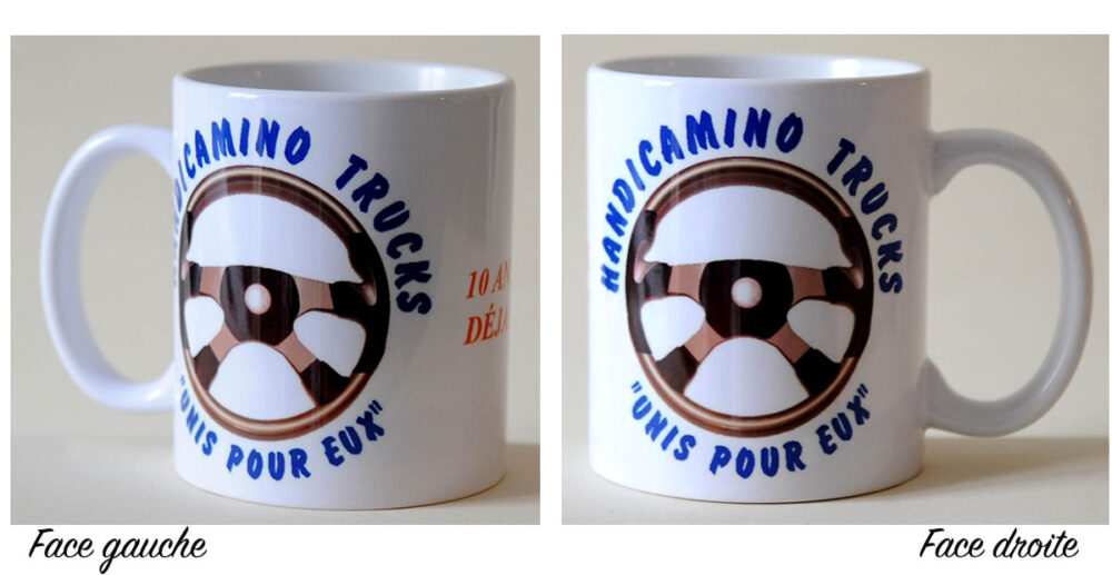 mug personnalisé photo et texte